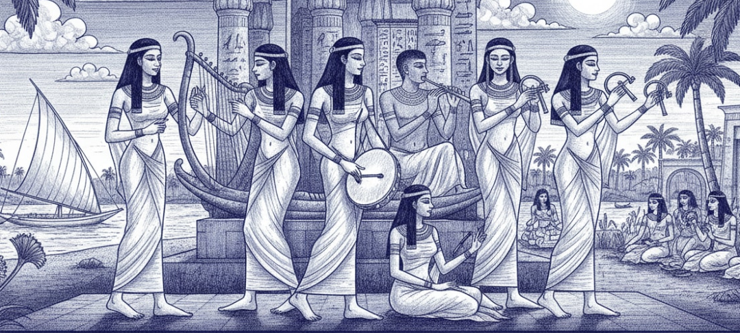 A música no Antigo Egipto: dos templos ao além-mundo