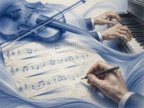 Las indicaciones de dinámica en partitura: forte, piano y toda la escala de matices
