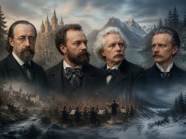 Música e nacionalismo: Smetana, Dvořák, Grieg, Sibelius