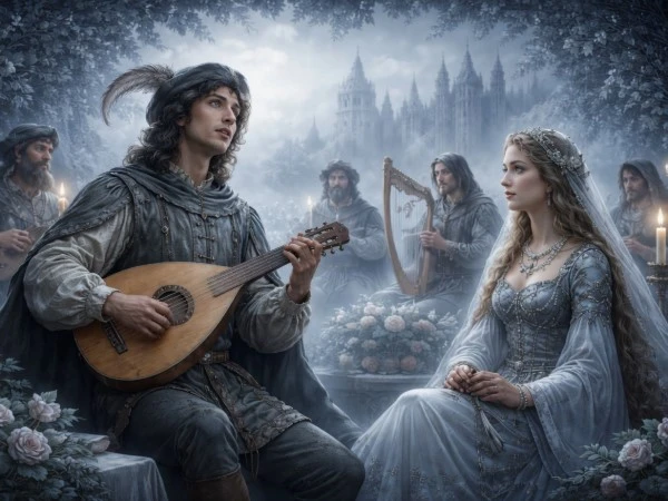 Os trovadores e troveiros: o amor cortês em música